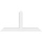 Ekena Millwork Portland Architectural Grade PVC Gable Bracket, 48"W x 24"H x 4"D x 4"F, 12/12 Pitch GBP048X24X0404POR00 - alternate 4